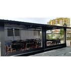 Toldo Cortina Preto c/ visor - 1,90m x 2,60m - kit completo