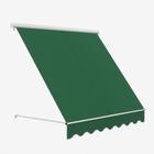 Toldo Retrátil Manual Aluminio E Poliéster Verde 3x2,5m