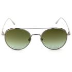 Tom Ford Declan TF826 Prata/Marrom Degradê Semi-Espelhado 14Q 54mm - Óculos de Sol