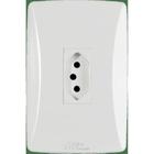 Tomada 2P+T Nbr 20A Placa Vertical Petra Mec-Tronic com 25 Unidades