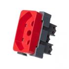 Tomada 2P+T Vermelho Linha B3 MarGirius 20a 250v