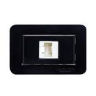 Tomada de Embutir para Móveis com Conector de Rede RJ45 Preto