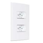 Tomada Dupla 20a 2p+t 4x2 Branca Margirius Sleek