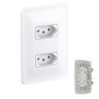 Tomada dupla 2p+t  10a pial zeffia legrand  - cod 680111