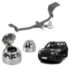 Tomada Elétrica 12V 6 Polos Fêmea Cromada Reboque Universal