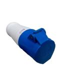 Tomada Industrial Pendente ou Acoplamento - 220V - Azul - SIBRATEC