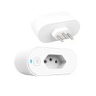Tomada Inteligente Wifi Bivolt 16A Tuya Smart Life Alexa Branco