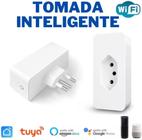 Tomada inteligente Wireless Medidor Consumo Alexa Siri 16a Bivolt Cor Branco - JWCOM