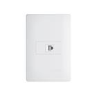 Tomada para rede inform. RJ45 Cat.5e com placa 4x2 fame habitat