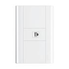 Tomada RJ45 8 vias com placa 4x2 Fame Modulare