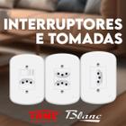 Tomadas 10A/20A Interruptores Paralela/Simples Placa Cega Linha Blanc Parafuso - fame