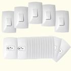 Tomadas e Interruptores Kit 20 Pç Casa Completa Branco Home - B.Lux Home