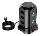 Tomadas Extensão De Torre Coibeu 9 Tomadas 4 Usb 2 Type-c