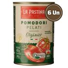 Tomate Pelado Orgânico LA PASTINA 400g (6 latas)