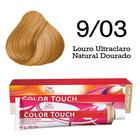 Tonalizante 9/03 Louro Ultraclaro Natural Dourado Color Touch Wella Professionals