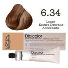 Tonalizante Dia Color 6.34 Louro Escuro Dourado Acobreado