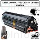 Toner Compatível Ce285a Cb435a Cb436a P/ Imressora P1102 P1102W M1132 M1210 M1212 M1130