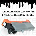 Toner Compatível para TN2340 - TN2370 - TN660 - TN 2340 - TN 2370 - TN 660