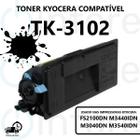 Toner Para M3040 M3540 Tk3102 Fs2100 FS 2100 Ecosys Compatível Kyo cera M3040DN M3540DN M3540IDN TK 3102 Preto