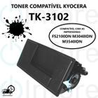 Toner Para M3040 M3540 Tk3102 Fs2100 FS 2100 Ecosys Compatível Kyo cera M3040DN M3540DN M3540IDN TK 3102 Preto