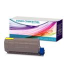 Toner Tankfull Para okidata C830 44059109 Yellow - C830n C810 C830dn para 8.000 Páginas - Toner Vale