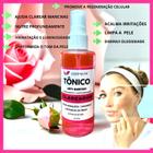 Tônico Clareador Facial Anti-Manchas Natural 100ml Com Rosa Mosqueta, Castanha da ìndia e Camila