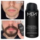 Tônico Para Crescer Barba em 30 Dias - Testado e Aprovado Blend - Preenche Falhas, Estimula o Crescimento e Fortalece / Engrossa os Fios 30mL Menspa