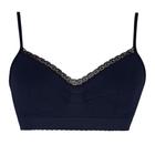 Top 41260-003 Lupo Sem Aro e Bojo Renda Antimicrobial Taça B Poliamida