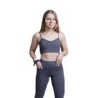 Top Academia Fitness Blusa Feminina Cropped Ginástica Casual Confort Alça Ombro Treino Musculação