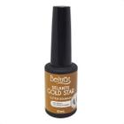 Top coat Selante Beltrat Gold Star glitter dourado unha