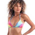 Top Cortininha Tie Die Dupla Face - Azul