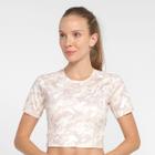 Top Cropped Adidas Techfit Camo Feminino