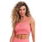 Top Cropped Caju Brasil Flash Rosa