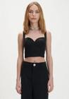 Top cropped de alca myft feminino