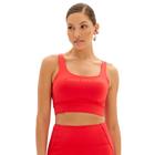 Top Cropped Easy Lança Perfume Sport Pr25 Vermelho Feminino