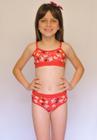 Top e Calcinha Conjunto Juvenil Lingerie Estampado Revenda Moda Infantil