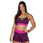 Top Everlast Ever Cross Alça Fina Feminino - Roxo
