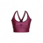 Top Feminino Chrome Vinho Fitness em Viscose