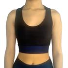 Top Feminino Regata Justo Barra Suplex Pp Plus ao Size bc