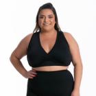Top Fitness Academia S/ Bojo Liso Tops Para Malhar Plus Size