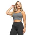 Top Fitness Alça Fina Academia Alcinha Sem Bojo Ginástica Dia a Dia + Scrunchie Unitária