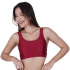 Top Fitness com Bojo Removível 3D Cropped Academia Sustentação - TOP NICOLE