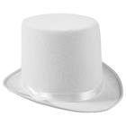 Top Hat Funny Party Hats, fantasia de feltro branco para adultos