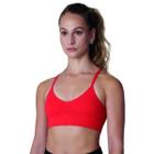 Top Lupo Basic Fit Canelado Sem Bojo - Vermelho