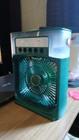 TOP Mini Climatizador de Ar Umidificador Ventilador Refrigeração - COR: VERDE - Ótimo para Pequenos Ambientes