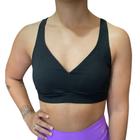 Top Obbia Lateral Larga Com Bojo Esportivo Feminino OB005016