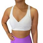 Top Obbia Lateral Larga Com Bojo Esportivo Feminino OB005016