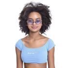 Top Teen Amofany Malha Canelada Estampa Glow Up - AZUL - G