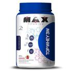 Top Whey 3W (900g) grego morango Max Titanium - MAXTITANIUM