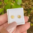 Topázio Imperial Brilhante ø5,20mm Par 1,27ct